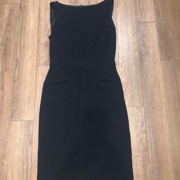 Moschino Cheap & Chic Tight Black Boatneck Dress with Lurex Threads  | S… - Picture 4 of 12